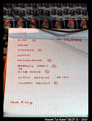 tracks List