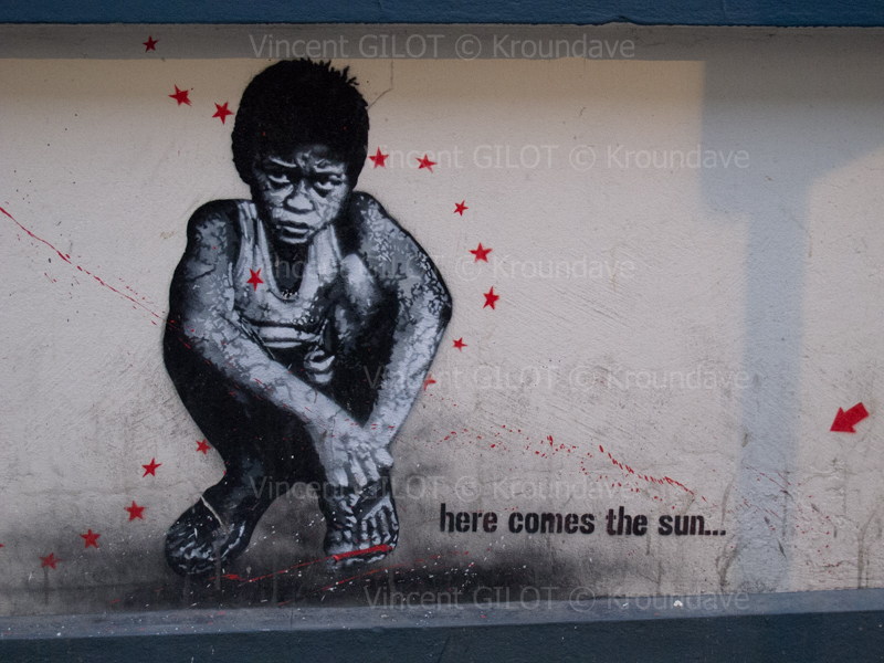 Here comes the sun par Jef Aérosol